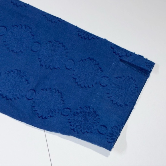 Lilly Pulitzer Cotton Amelia Island Tunic Top Large Navy Coral Gold Resort - Picture 5 of 11